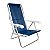 Kit 3 Cadeiras de Praia 8 Posições Azul Escuro100kg Mor - Imagem 2