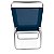 Kit 2 Cadeiras de Praia Master Plus Azul Escuro 120 kg Mor - Imagem 4