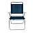 Kit 4 Cadeiras de Praia Master Plus Azul Escuro 120kg Mor - Imagem 4