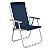 Kit 4 Cadeiras Praia Alta Conforto Sannet Azul Marinho Mor - Imagem 7