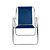 Cadeira de Praia Alta Alumínio Sannet Azul Escuro 110kg Mor - Imagem 3