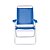Kit 3 Cadeiras de Praia Boreal Porta-Copo Azul-claro Mor - Imagem 4