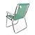 Kit 6 Cadeiras de Praia Alta Alumínio Verde 110kg Mor - Imagem 4