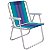 Kit 6 Cadeiras de Praia Alta Alumínio Sortidas 110kg Mor - Imagem 8