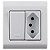Caixa  Interruptor com Tomada 10A Sobrepor Externo Lizflex - Imagem 2