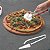 Kit Pizza Pegador Espátula Cortador Inox Tramontina Cozinha - Imagem 2