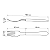 Kit 120 Talher Garfo Faca Carne C/ Serra Buffet Restaurante - Imagem 6