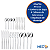 Kit Aparelho Jantar Porcelana Talheres Garfo Faca Tramontina - Imagem 5