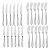 Kit 24 Talheres Garfo Mesa Faca Carne Serra Inox Tramontina - Imagem 1