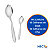 Kit 24 Colheres Sopa Chá Inox Cozinha Restaurante Tramontina - Imagem 3