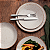 Jogo 6 Pratos de Sopa Porcelana + 6 Colheres Mesa Tramontina - Imagem 4