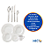 Aparelho de Jantar Porcelana 20 pcs + 16 Talheres Tramontina - Imagem 3