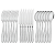 18 Talheres Garfo Faca Serra Colher Sopa Inox Mesa Cozinha - Imagem 1