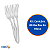 Kit 60 Garfos de Mesa Inox Restaurante Cozinha Buffet Casa - Imagem 3