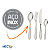 Kit 24 Talheres Faqueiro Garfo Faca Colher Chá Sopa Inox - Imagem 5
