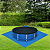 Kit Capa e Forro Protetor Piscina Infantil 4500L Redonda Mor - Imagem 2