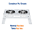 Comedouro Pet Table Duplo Cachorro 1400 mL Aço Inox Mec G - Imagem 4
