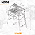 Churrasqueira Aço Inox 430 a Carvão 50X30 Nelore Grill Mec G - Imagem 11