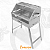 Churrasqueira Aço Inox 430 a Carvão 50X30 Nelore Grill Mec G - Imagem 4