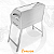 Churrasqueira Aço Inox 430 a Carvão 50X30 Nelore Grill Mec G - Imagem 7