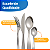 Kit 32 Talheres Faqueiro Garfo Faca Aço Inox Classic Mec G - Imagem 4