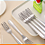 Kit C/ 24 Garfos De Mesa Jantar Aço Inox Linha Classic Mec G - Imagem 7