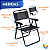 Kit 4 Cadeiras De Praia Master Color 120Kg Confortável Preta - Imagem 5