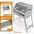 Churrasqueira Inox Galvanizado A Carvão 50x30 Nelore Grill Mec G - Imagem 3