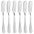 Kit 6 Espátulass Inox Profissional Para Patês Manteigas Geleias Mec g Martorano Buffet Restaurante - Imagem 3