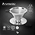 Filtro Coador De Café 101 Aço Inox 304 Com Pegador em Silicone Peneira Aço Reutilizável Mec g - Imagem 4