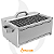 Churrasqueira Ecológica Aço Inox A Carvão para Apartamento Sem Fumaça Ecolong 45x30cm Mec Grill - Imagem 8