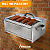 Churrasqueira Ecológica Aço Inox A Carvão para Apartamento Sem Fumaça Ecolong 45x30cm Mec Grill - Imagem 12