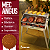 Churrasqueira A Carvão Aço Inox Galvanizado Desmontável Duas Grelhas Mec Angus 65X40 Mec Grill - Imagem 1