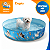 Piscina Para Pets Resistente de Lona Diversos Tamanhos Dobrável Colorida com Desenhos Verão - Imagem 1