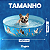 Piscina Para Pets Resistente de Lona Diversos Tamanhos Dobrável Colorida com Desenhos Verão - Imagem 7