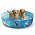 Piscina Para Pets Resistente de Lona Diversos Tamanhos Dobrável Colorida com Desenhos Verão - Imagem 9
