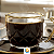 Xícara de Café Chá 6 Peças de Vidro 90ml Sofisticado Kit Conjunto - Imagem 5
