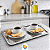 Bandeja Inox Retangular Tramontina 49x33cm Rasa Restaurante de Servir Garçom - Imagem 4