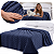 Cobertor Casal Quentinho Tricot Azul 1,80x2,20cm Jolitex - Imagem 5