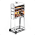 Churrasqueira Para Espetinho Com Rodinhas Em Inox Portátil Mec Grill Gauro - Imagem 5