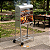 Churrasqueira Para Espetinho Com Rodinhas Em Inox Portátil Mec Grill Gauro - Imagem 6