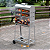 Churrasqueira Para Espetinho Com Rodinhas Em Inox Portátil Mec Grill Gauro - Imagem 10