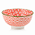 Kit de Tigelas de Cerâmica 14 cm Decorado Cumbuca Vasilha 6 Peças Sofisticado Bowl de Cerâmica Arancia - Imagem 2