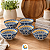 Kit de Tigelas de Cerâmica 12 cm Decorado Cumbuca Vasilha 6 Peças Sofisticado Bowl de Cerâmica Floralia - Imagem 3