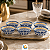 Kit de Tigelas de Cerâmica 14 cm Decorado Cumbuca Vasilha 6 Peças Sofisticado Bowl de Cerâmica Floralia - Imagem 2