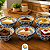 Kit de Tigelas de Cerâmica 14 cm Decorado Cumbuca Vasilha 6 Peças Sofisticado Bowl de Cerâmica Floralia - Imagem 10
