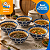 Kit de Tigelas de Cerâmica 14 cm Decorado Cumbuca Vasilha 6 Peças Sofisticado Bowl de Cerâmica Floralia - Imagem 1