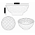 Kit de Tigelas de Cerâmica 12 cm Decorado Cumbuca Vasilha 6 Peças Sofisticado Bowl de Cerâmica Folia - Imagem 6