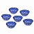 Kit de Tigelas de Cerâmica 14 cm Decorado Cumbuca Vasilha 6 Peças Sofisticado Bowl de Cerâmica Folia - Imagem 8
