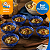 Kit de Tigelas de Cerâmica 14 cm Decorado Cumbuca Vasilha 6 Peças Sofisticado Bowl de Cerâmica Folia - Imagem 1